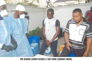 NDLEA Release Photos Of Chris Nzewi, Owner Of Meth Laboratory Uncovered In VGC Estate, Lagos