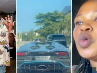 Davido Reacts After Lady Shared Video Of Someone Driving His Lambo