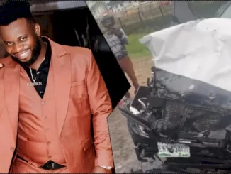 "This Is My First Time Ever" - Sabinus Speaks Following Ghastly Car Accident (Video)