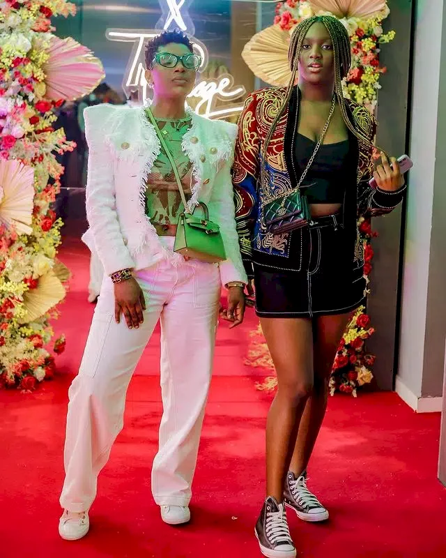 Tuface And Annie Idibia's Daughter Stirs Reactions Over Outfit To Tiwa Savage's Event