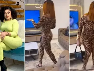 "Your Backside Don Loss?" - New Video Of Bobrisky On Jumpsuit stirs Reactions