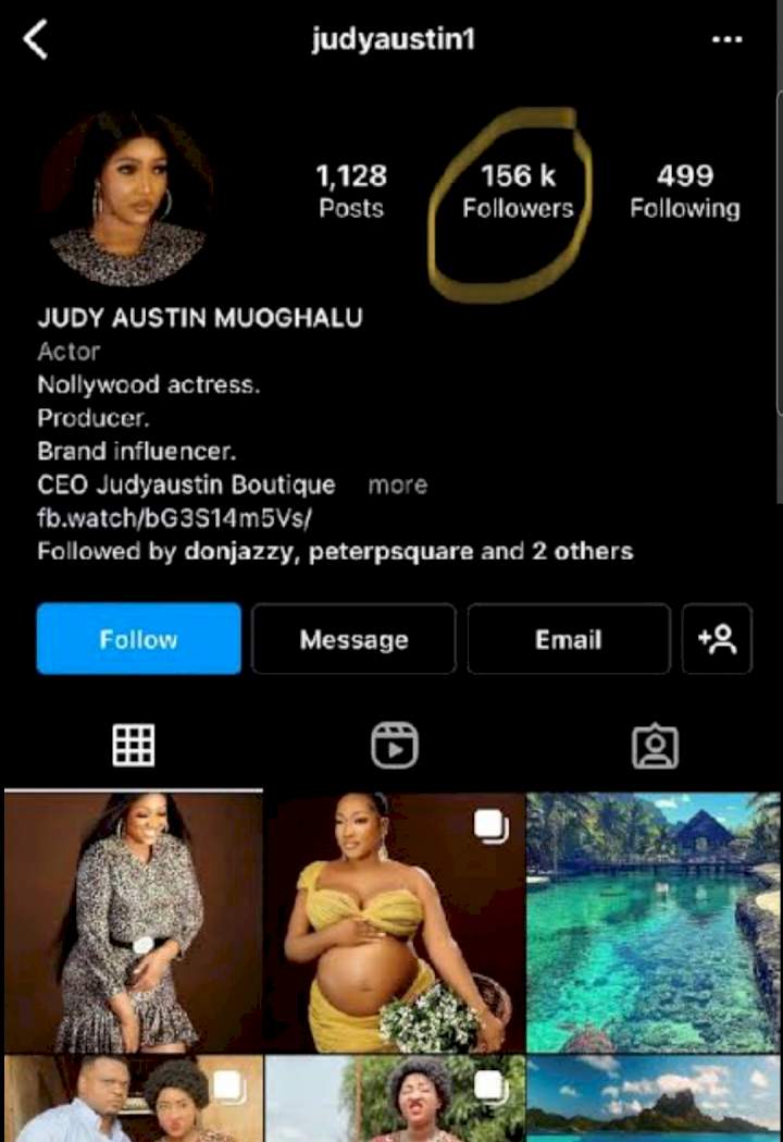 Judy Austin Changes Surname On Her Instagram Bio From "Muoghalu" To "Yul-Edochie"